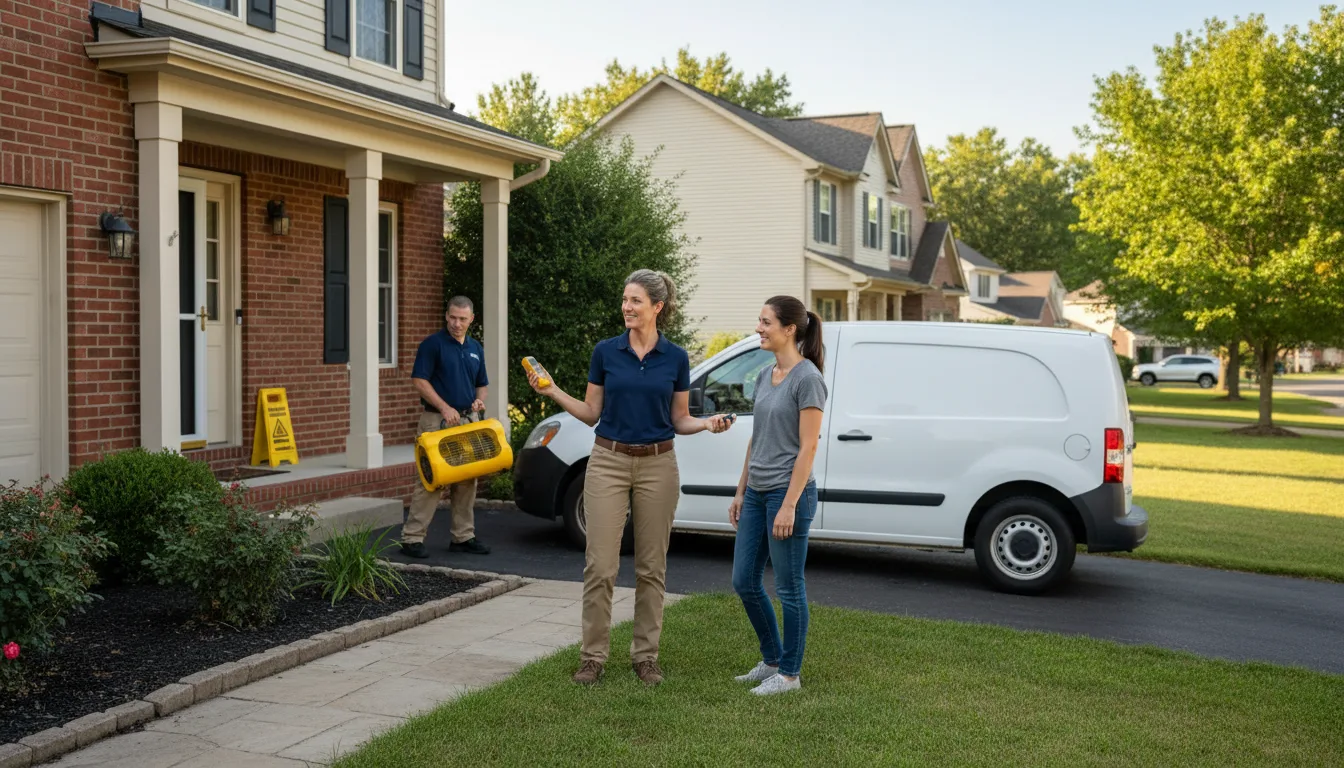 Water restoration image for Fire And Smoke Damage Restoration in Rutland, OH